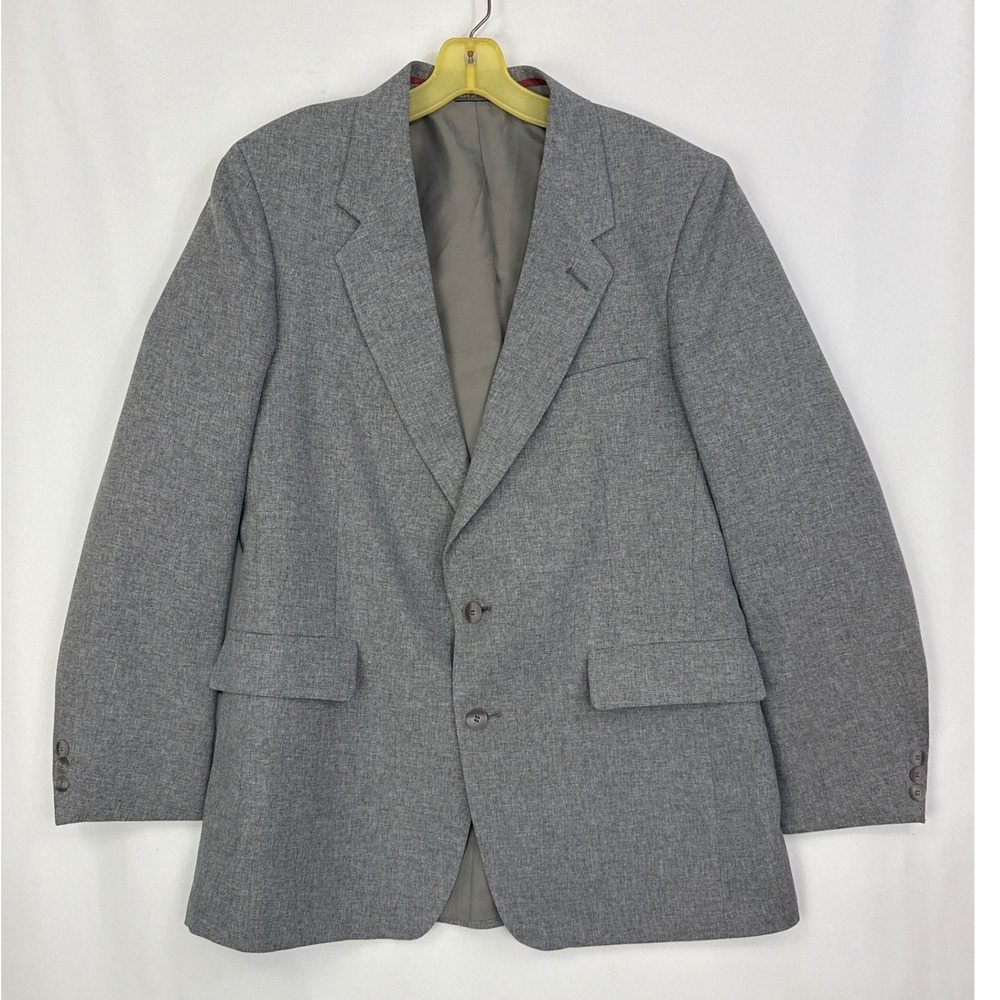 Levi Strauss & Co Business Class Mens Grey 2 Button Blazer Sport Coat 42R USA